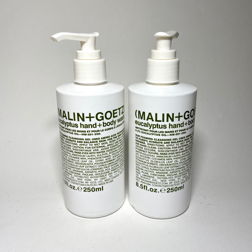 Malik + Goetz Eucalyptus Hand & Body Wash 2pack
